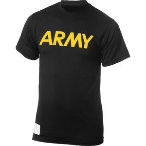 NEW ARMY PHYSICAL TRAINING PT APFU REG SHORT SLEEVE SHIRT AR 670-1
